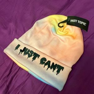 Hot Topic Rainbow Beanie